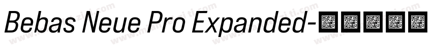 Bebas Neue Pro Expanded字体转换